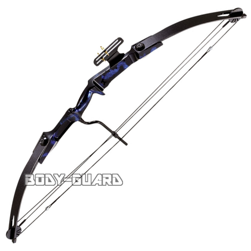 PerfectLine社製COMPOUND BOW 55ポンドアーチェリー ブルーカーボン
