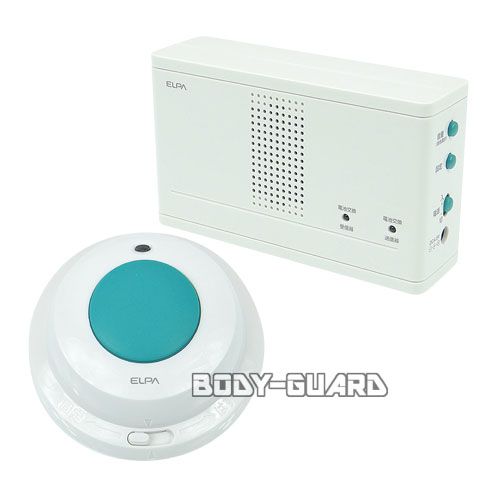 ワイヤレスチャイム 防水押ボタン送信器セット EWS-1004