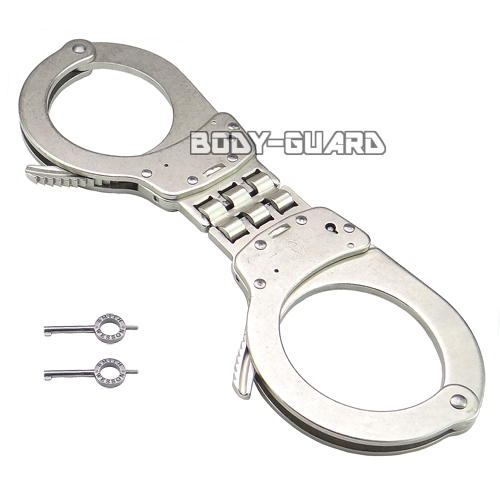 S&Wスミス&ウェッソン手錠　ユニバーサルサイズ　プッシュピン　ヒンジ　ニッケル