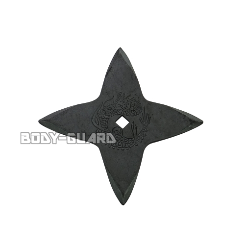 手裏剣・黒いぶし　M(9センチ)　十字