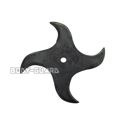 手裏剣・黒いぶし　M(9センチ)　卍